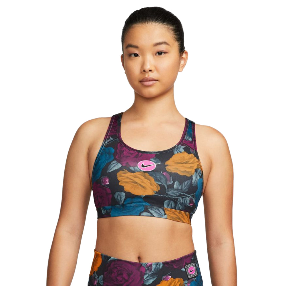 Nike Yoga Dri-FIT Swoosh Women's Medium-Support Non-Padded Strappy Sports  Bra 