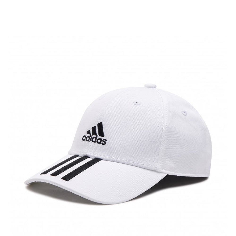 adidas Baseball 3-Stripes Twill Cap Sports Toby\'s - Black White