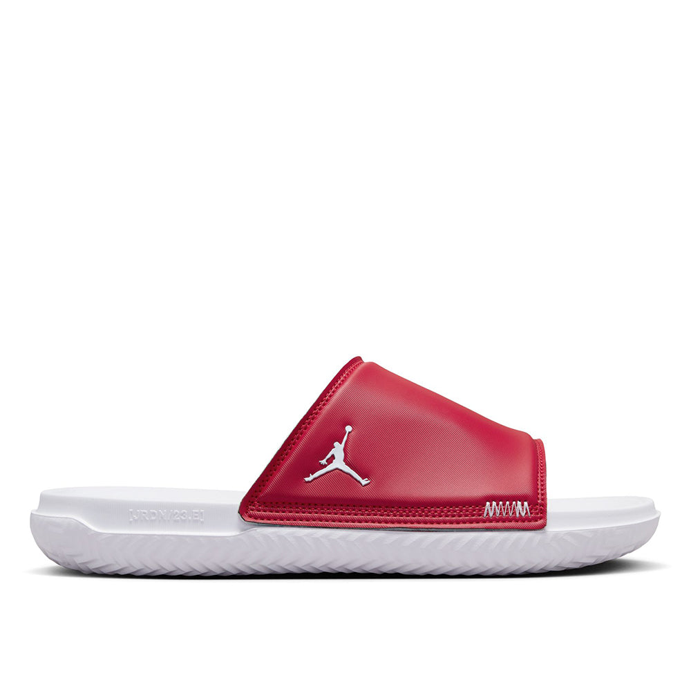 Red and shop white jordan slides