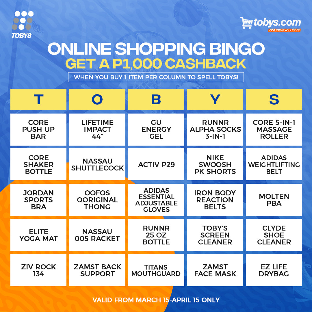 Online Shopping Bingo