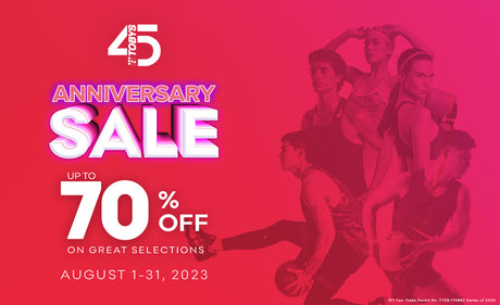 TOBY'S SPORTS 45TH ANNIVERSARY SALE IS HERE