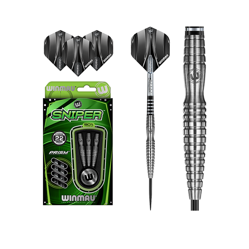 Winmau Sniper 90% Tungsten Alloy Steeltip Darts 22 grams