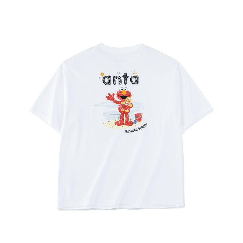 ANTA Women's IP Sesame Street Lifestyle SS Tee Shirt