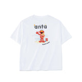 ANTA Women's IP Sesame Street Lifestyle SS Tee Shirt