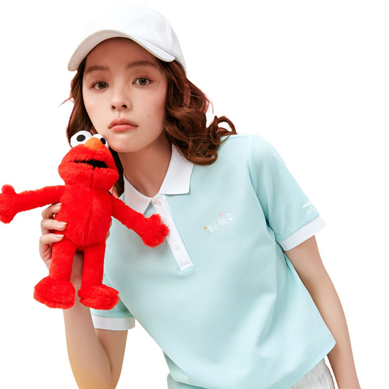 ANTA Women's IP Sesame Street Lifestyle SS Polo