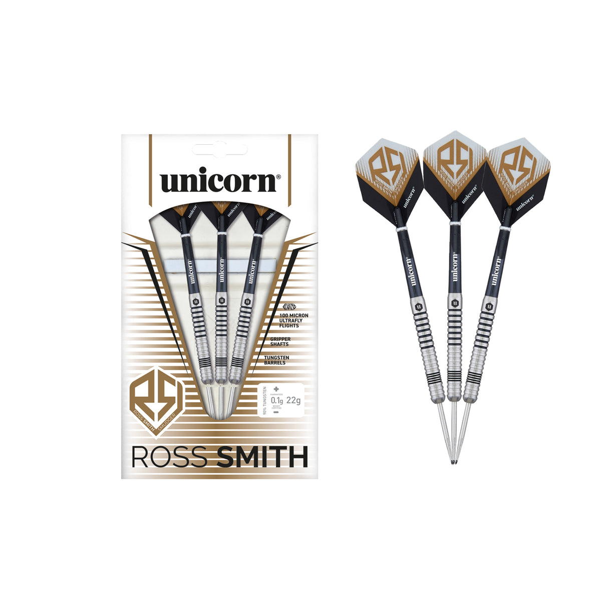 Unicorn Ross Smith Smudger Tungsten Darts 22 G