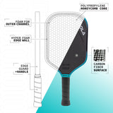 JOOLA Ben Johns Perseus 3s 16mm Pickleball Paddle