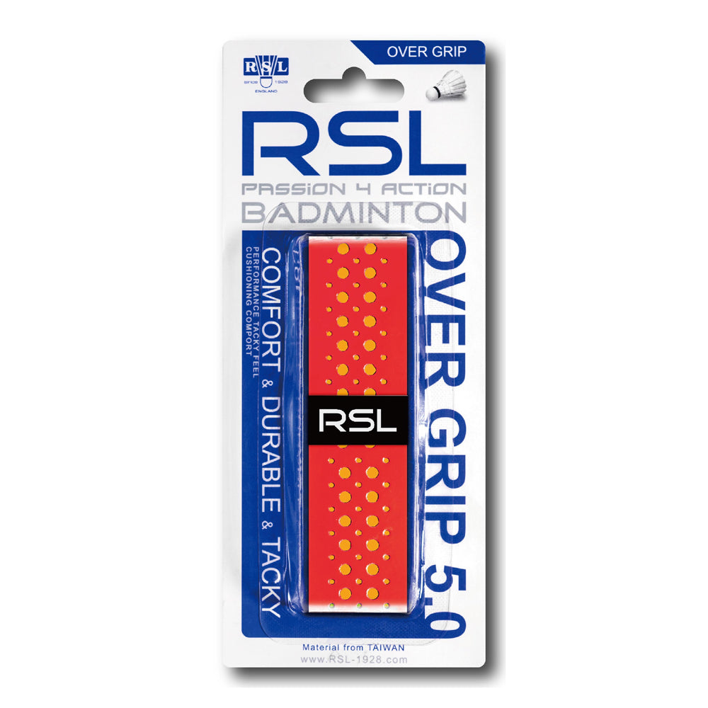 RSL Badminton Over Grip 5.0 Assorted