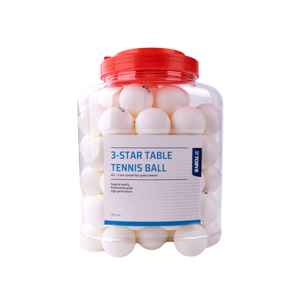 Toby's Sports Table Tennis Ball White 40mm 3 Star