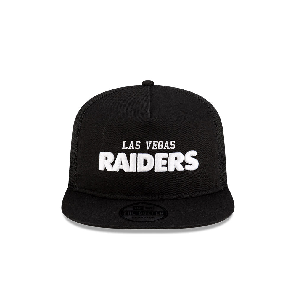 New Era Las Vegas Raiders Washed Script Golfer Snapback