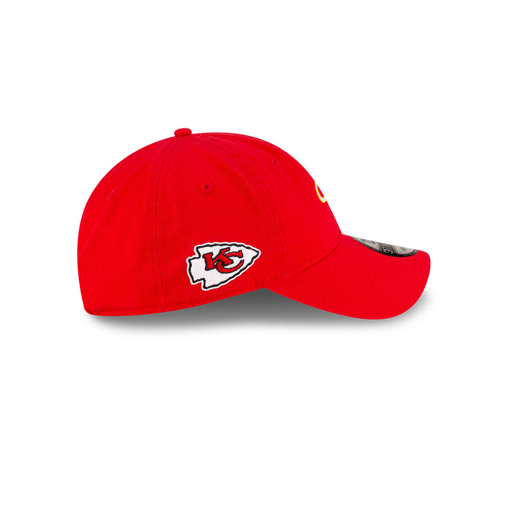 New Era Kansas City Chiefs NFL Games Washed Script Red 9TWENTY Adjustable Cap