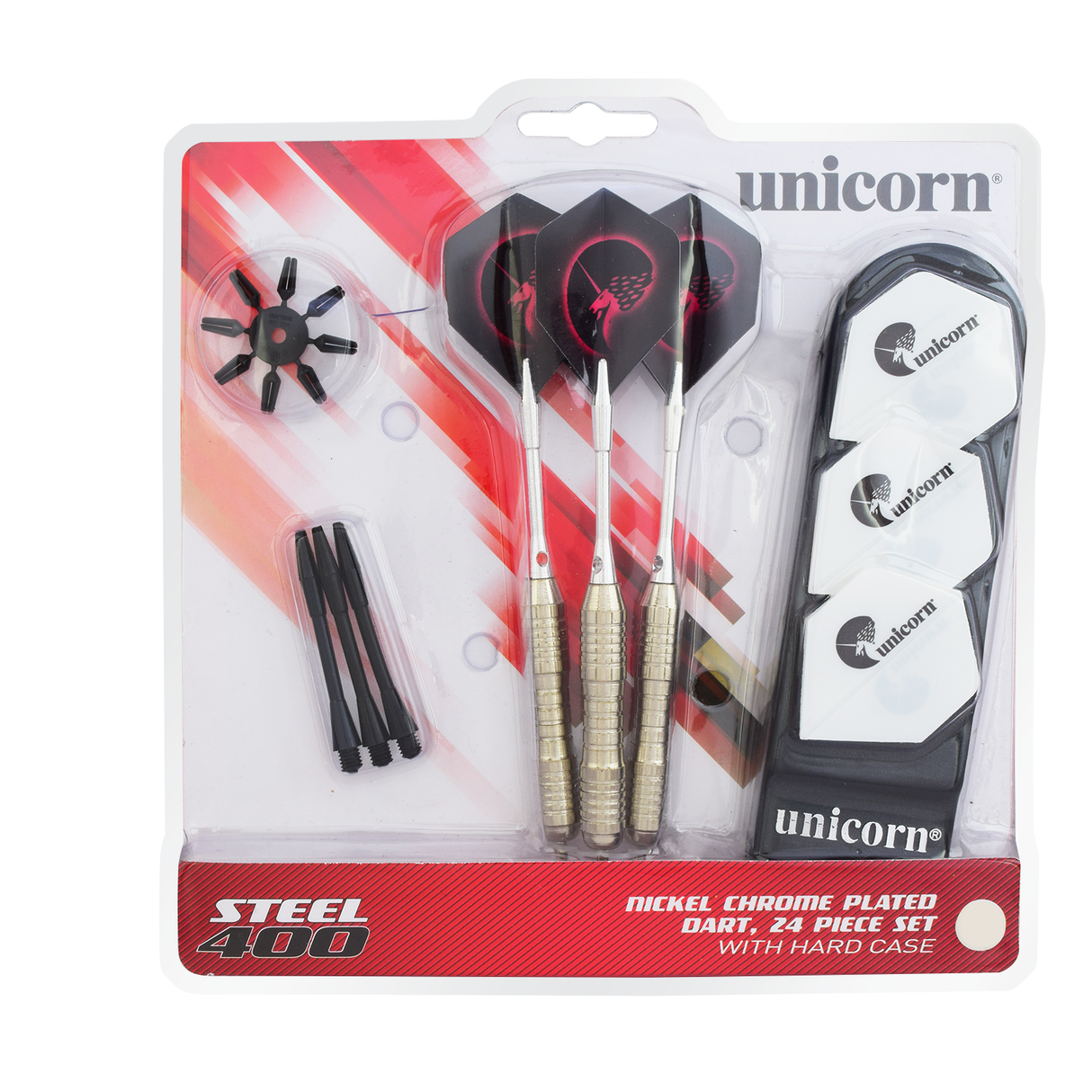 Unicorn Steel 400 Nickel Chrome Plated Darts