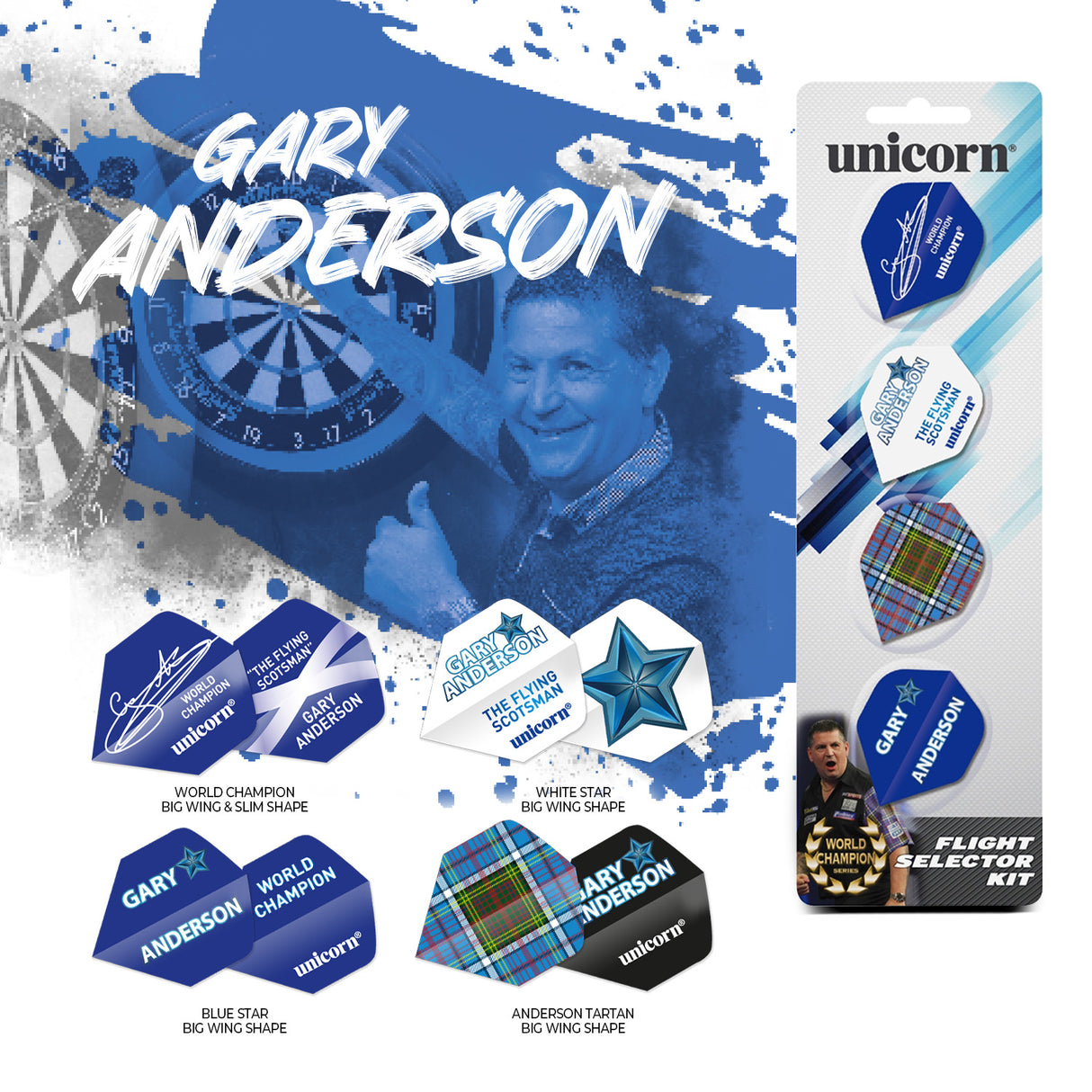 Unicorn Gary Anderson Flight Selector Kit