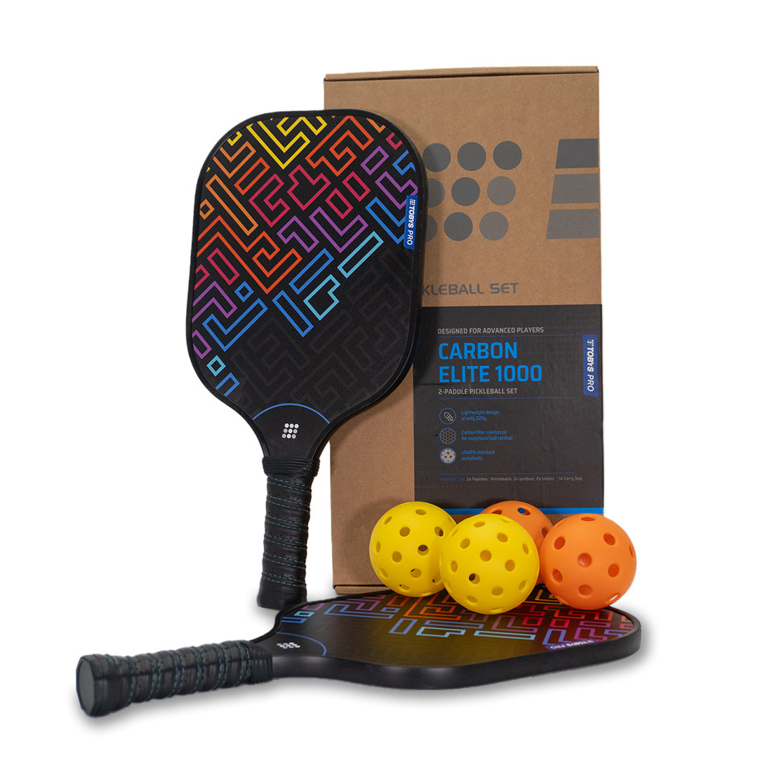 Toby's Pro Carbon Elite 1000 Pickleball Set