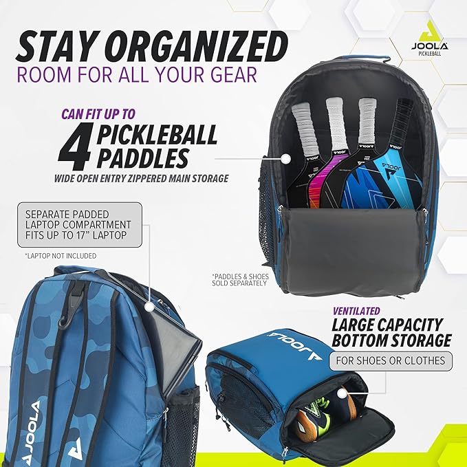 JOOLA Vision II Deluxe Pickleball Backpack