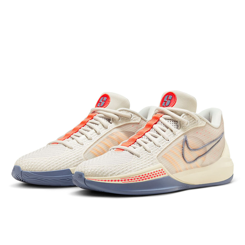 Sabrina 1 Grounded EP Basketball Shoes Light Bone Laser Orange