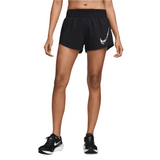 Nike One Women's Dri-FIT Mid-Rise Brief-Lined Graphic Shorts