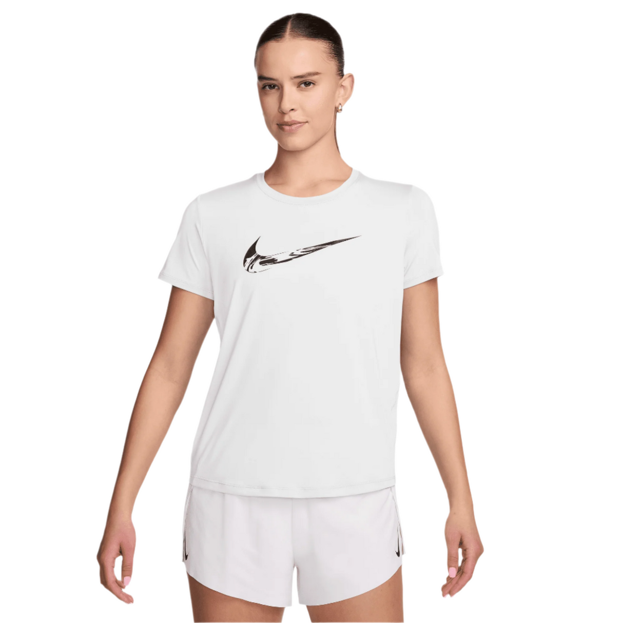 Nike One Women's Dri-FIT Short-Sleeve Graphic Running Top