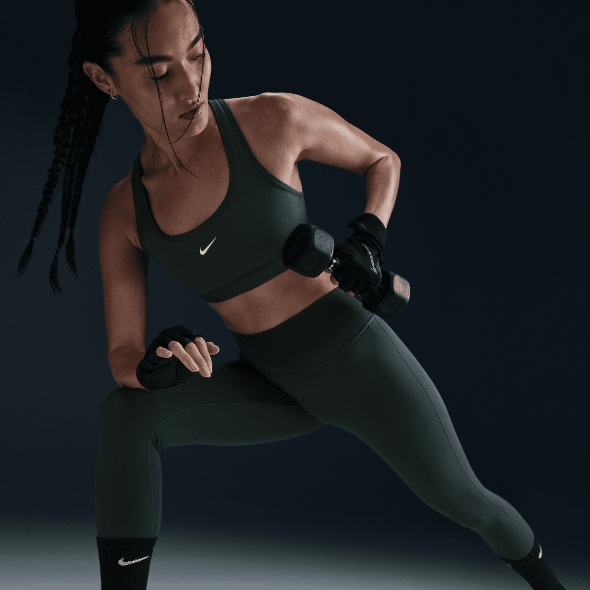 Nike Women's One Seamless Front High-Waisted Leggings