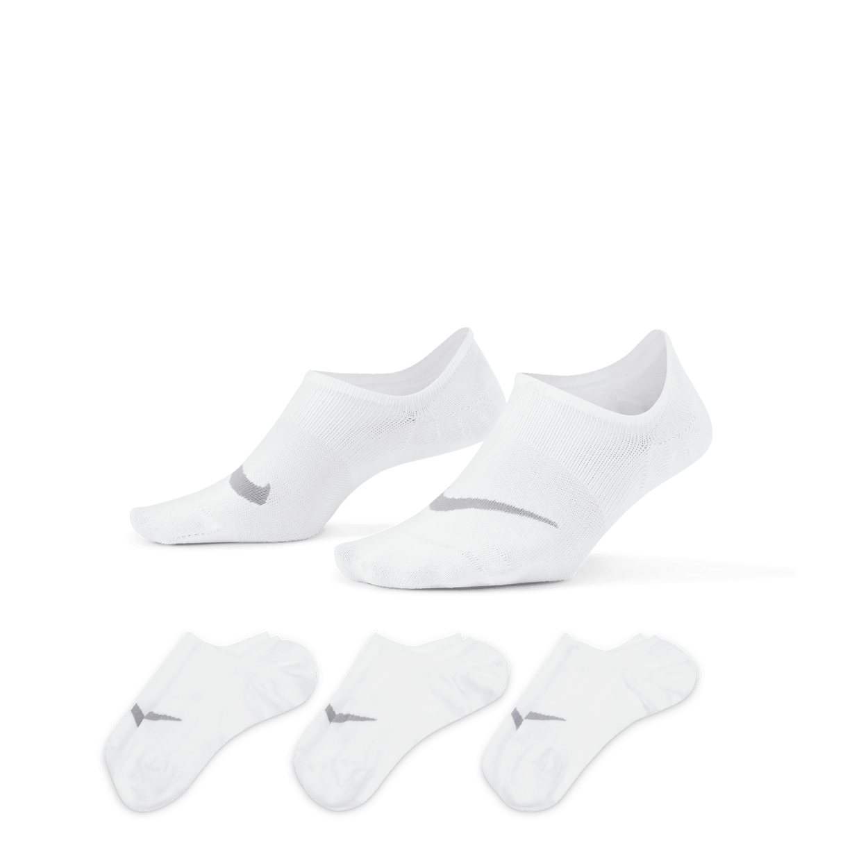 Nike Women's Everyday Plus Lightweight Training Footie Socks (3 Pairs)