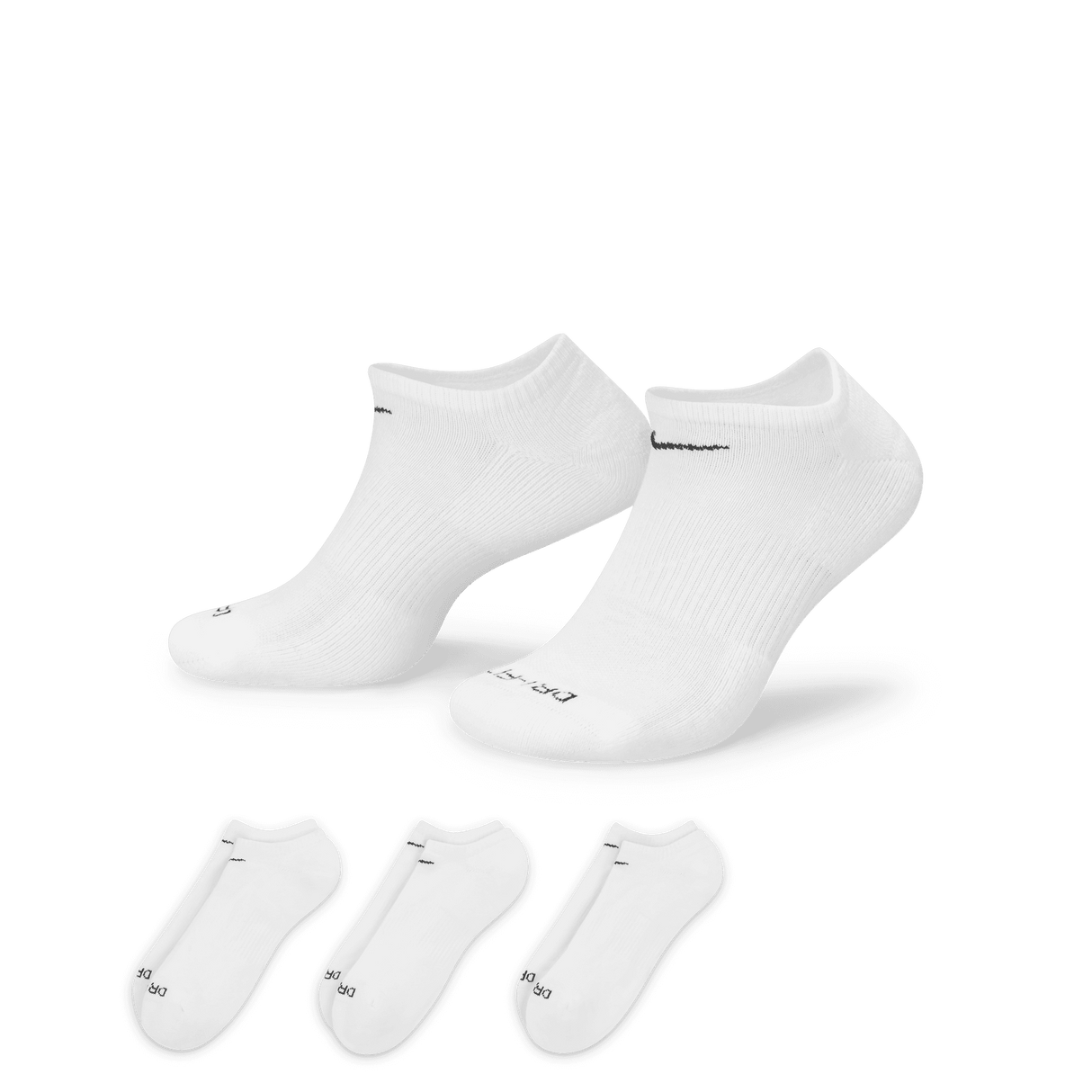 Nike Everyday Plus Cushion Training No-Show Socks (3 Pairs)