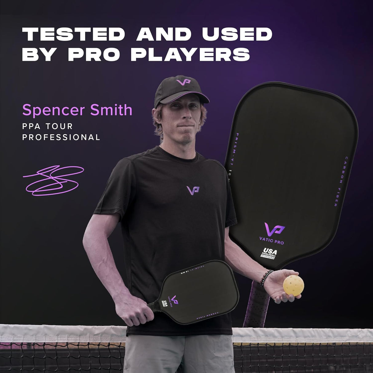 Vatic Pro Prism Flash 16mm Pickleball Paddle