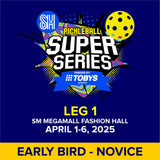 Toby's Pickleball SuperSeries Megamall Early Bird Entry