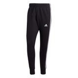 adidas Men's Essentials French Terry Tapered Cuff 3-Stripes Pants