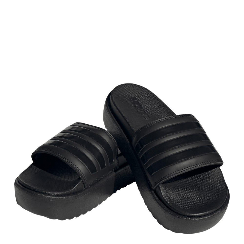 Womens adidas hot sale slides black