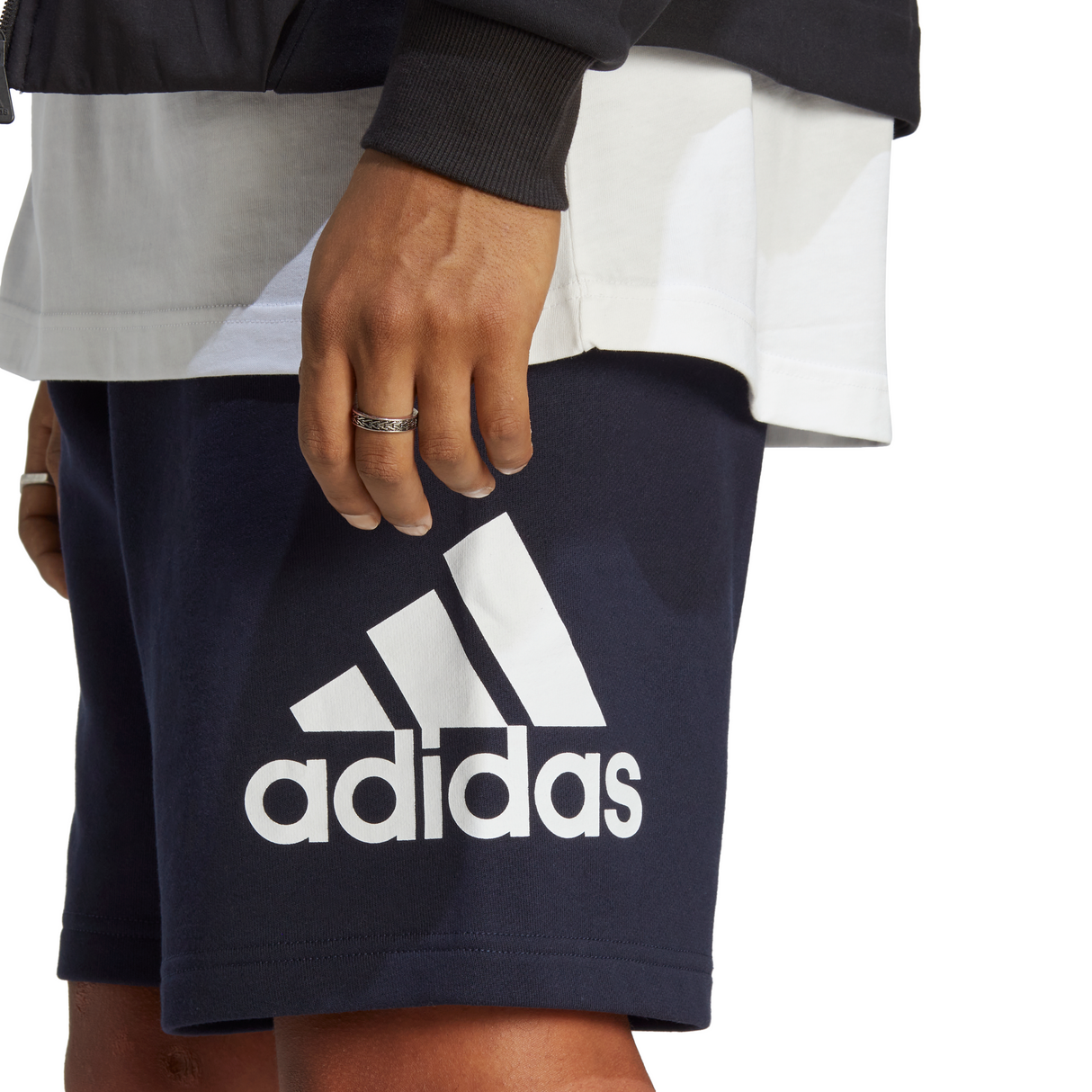 adidas Men's Essentials Big Logo French Terry Shorts