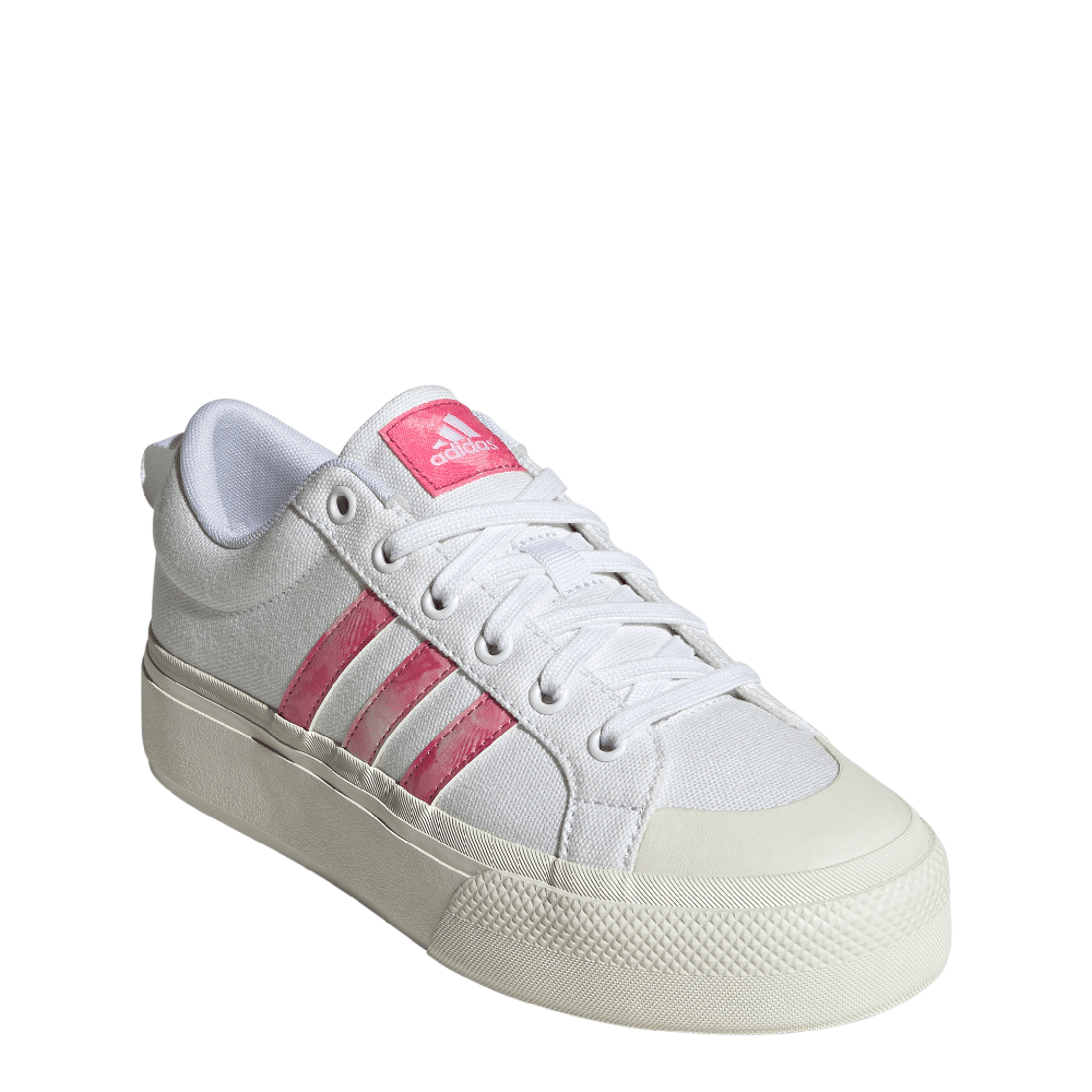 adidas Women's Bravada 2.0 Platform Casual Shoes Cloud White Pink Fusion  Off White - Toby's Sports