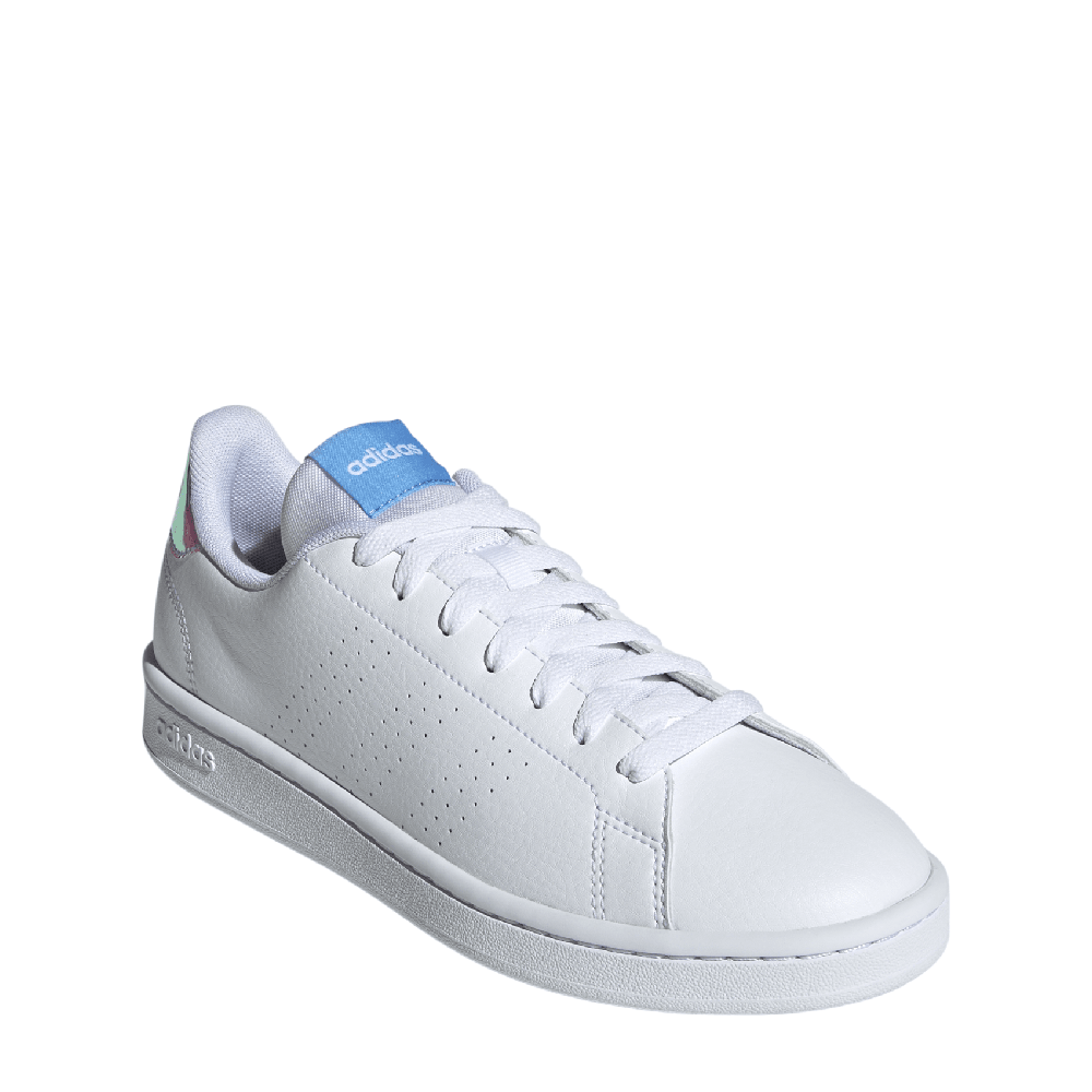 Adidas cloudfoam advantage women's shop casual shoes white  grey