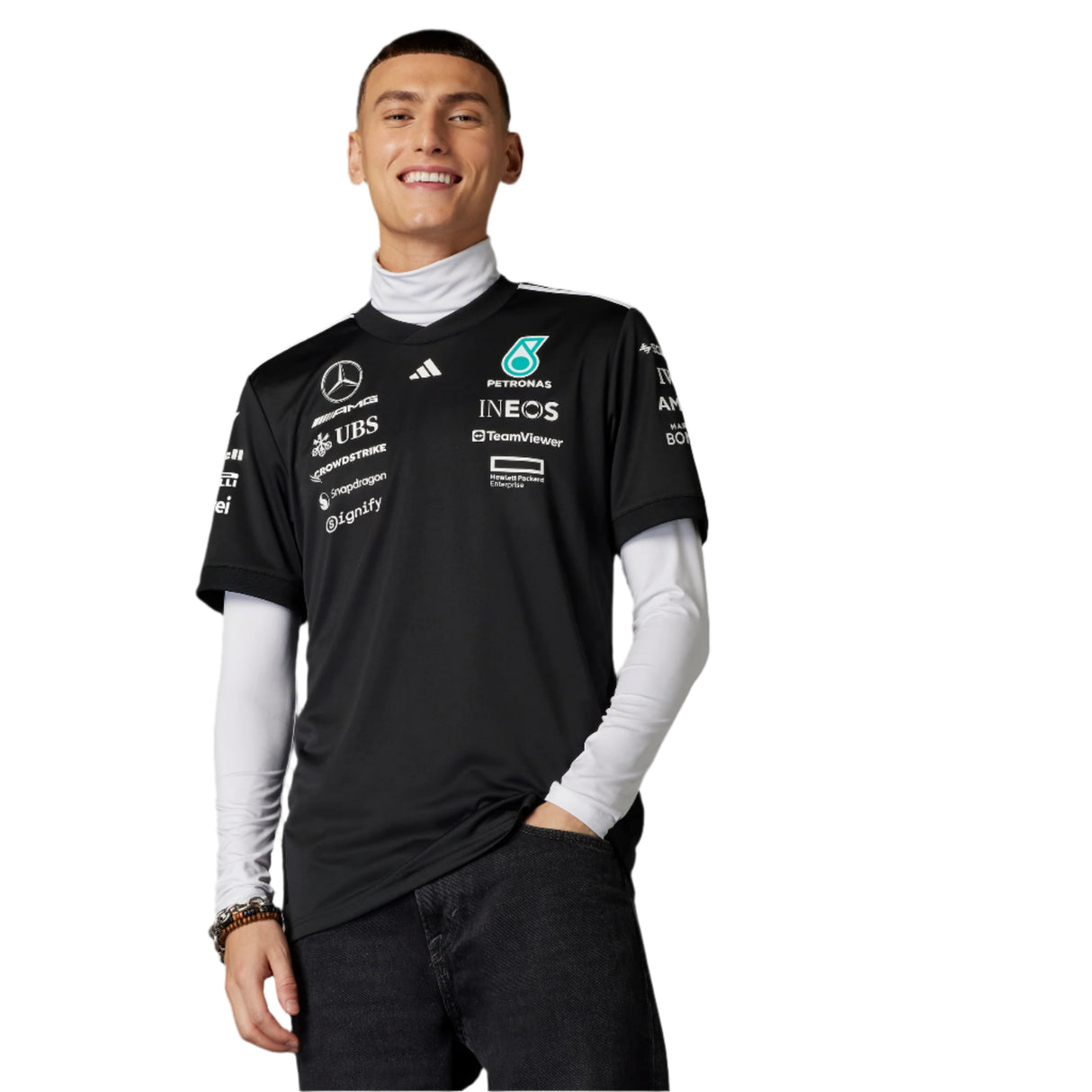 adidas Men's Mercedes - Amg Petronas Formula One Team Driver Jersey