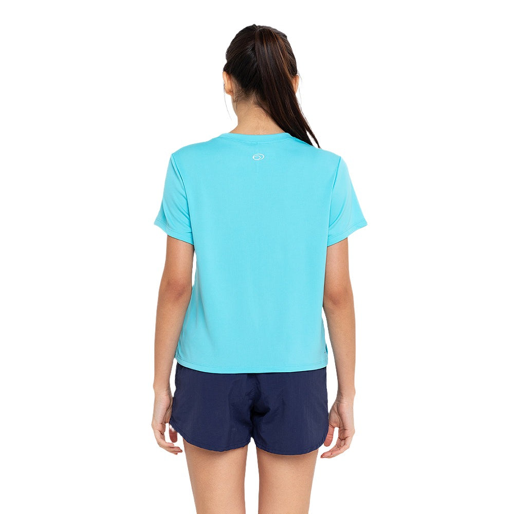 Equipe Women's TECH-DRY Athletic T-Shirt Aqua