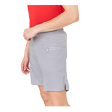 Equipe Men's TECH-DRY Athletic Shorts Light Grey