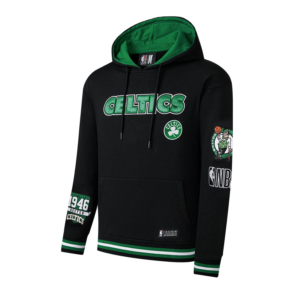 FexPro Men's NBA Premium Classics Team Name Celtics Hoodie