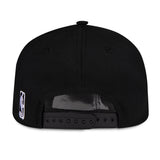 FexPro Men's NBA 3D All Black Embroidery Curved Cap - Bulls