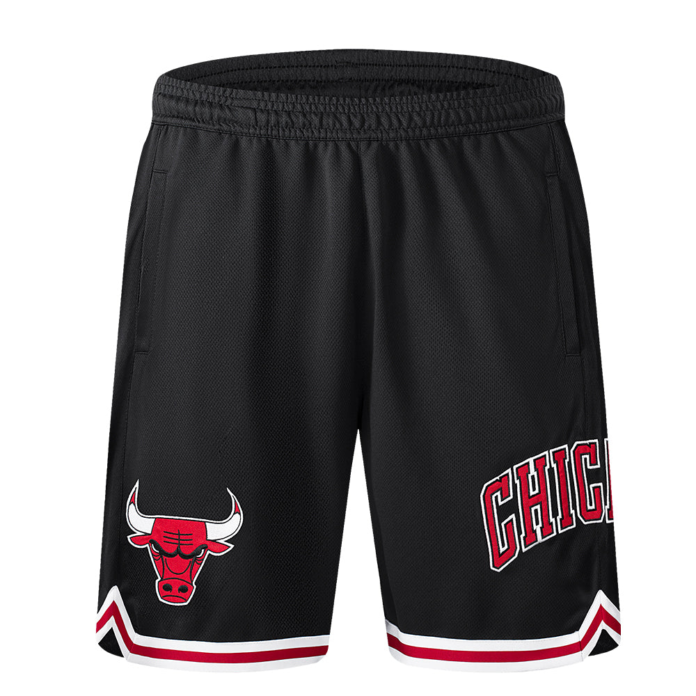 FexPro Men's NBA Short Arc Name & Logo Wordmark Bulls