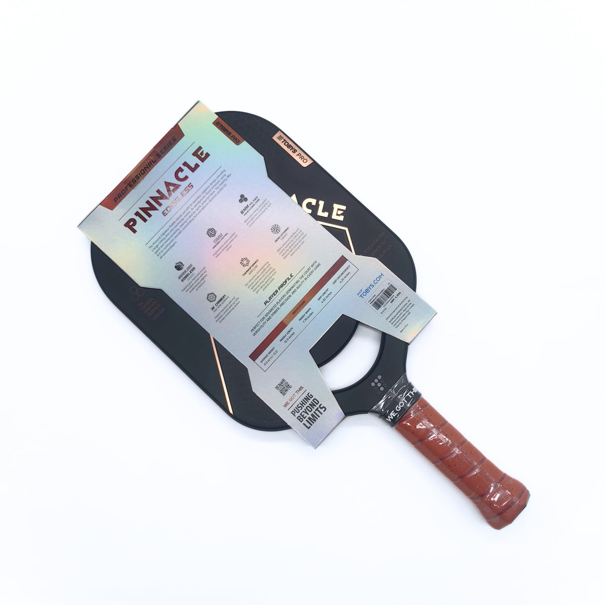 Toby's Pro Pinnacle Edgeless Pickleball Paddle