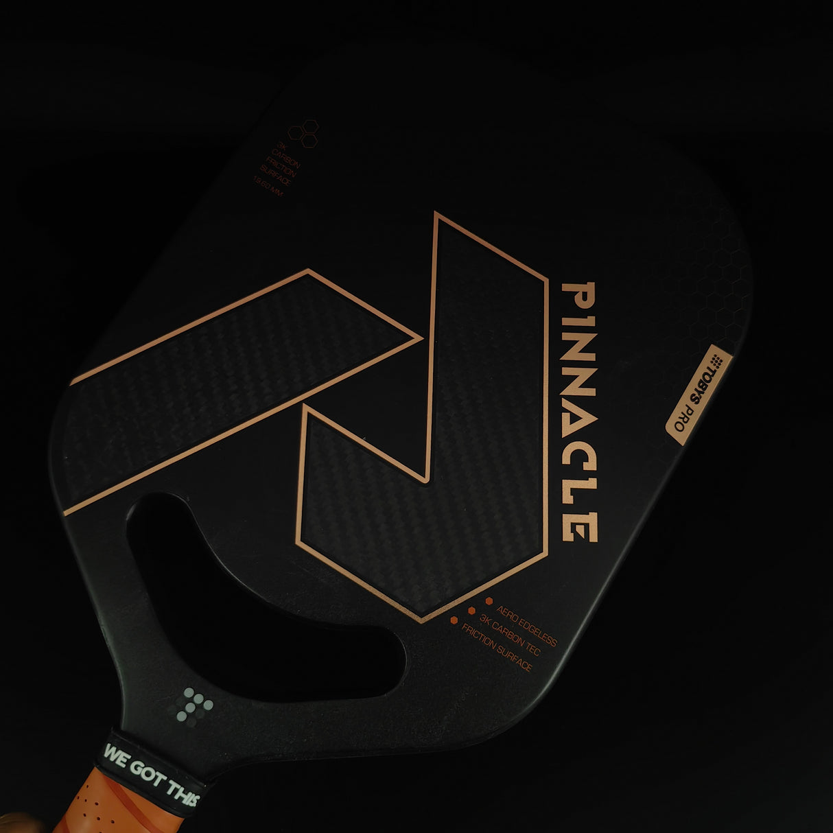 Toby's Pro Pinnacle Edgeless Pickleball Paddle