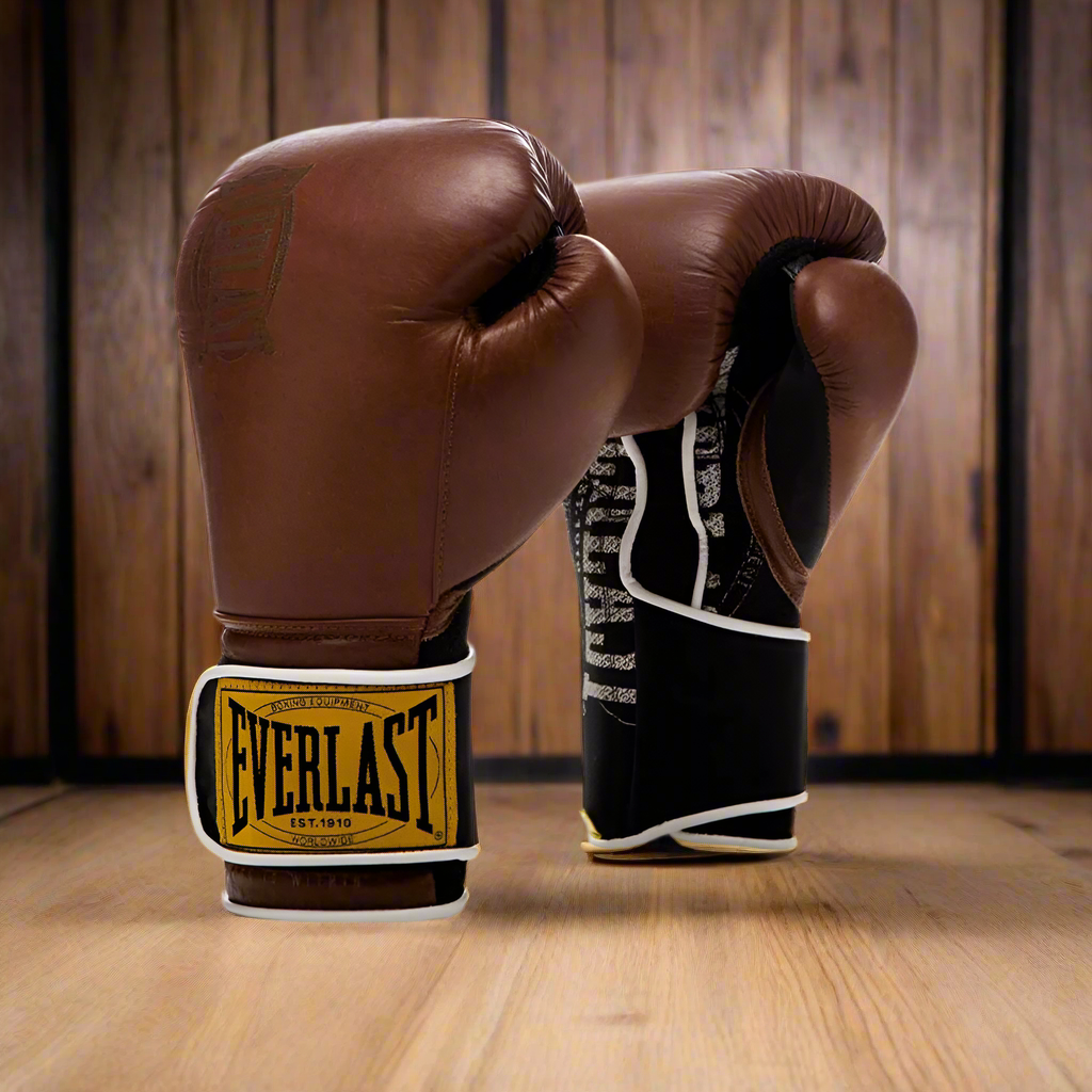 Everlast 1910 Classic 14oz Brown Training Gloves