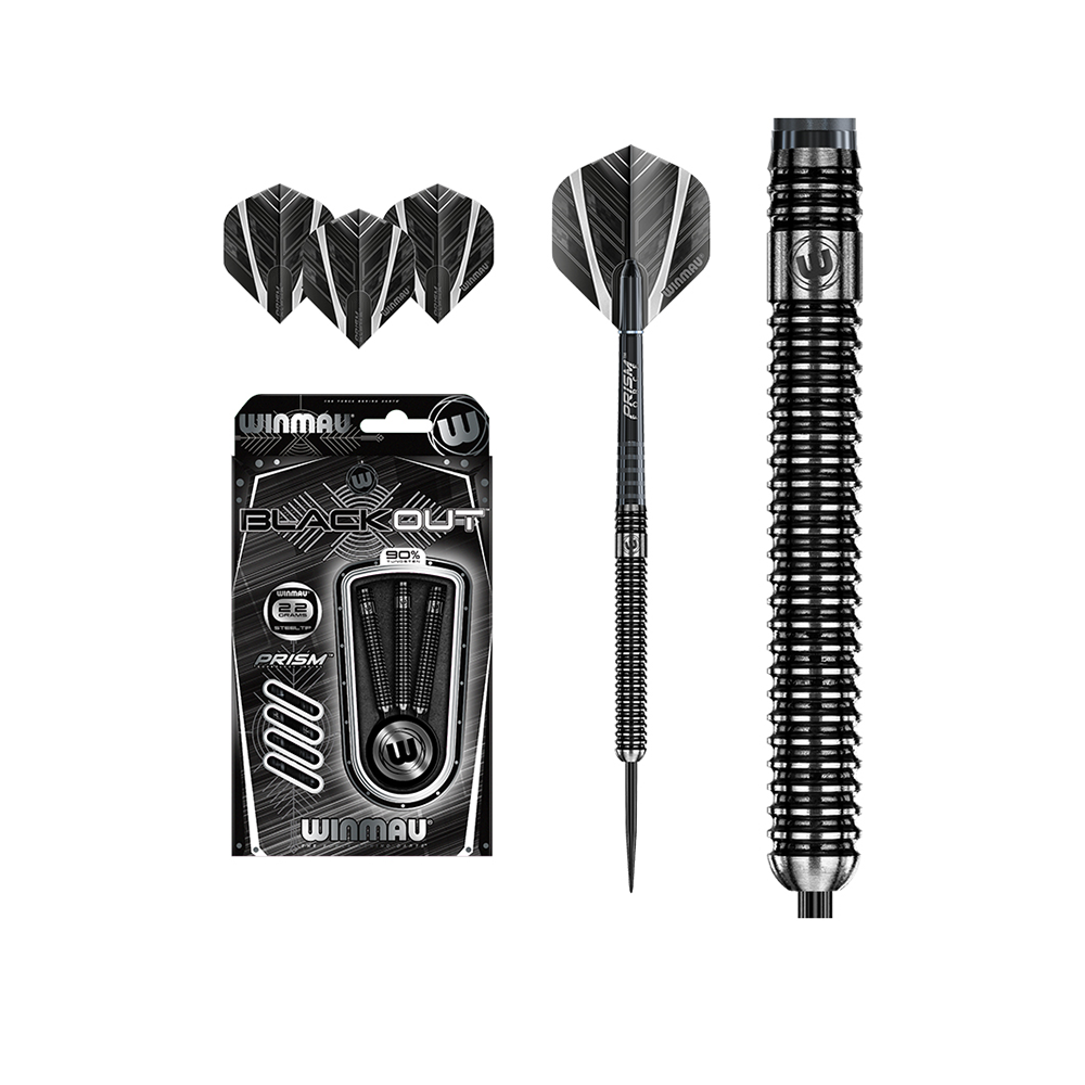 Winmau Blackout 90% Tungsten Alloy Darts