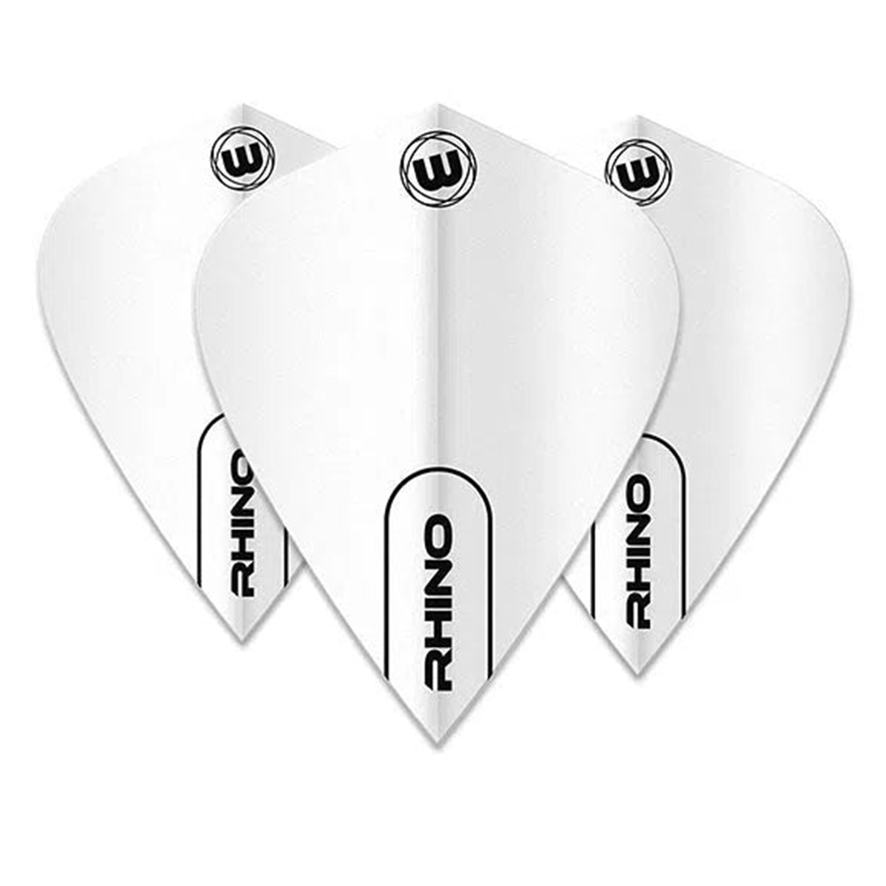 Winmau Rhino Kite White Darts Flights