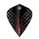 Winmau Prism Zeta Black & Red Kite Dart Flights