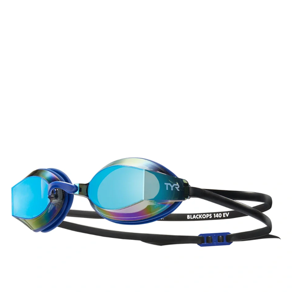 TYR Adults Black Ops 140 EV Mirrored Racing Swimming Goggles