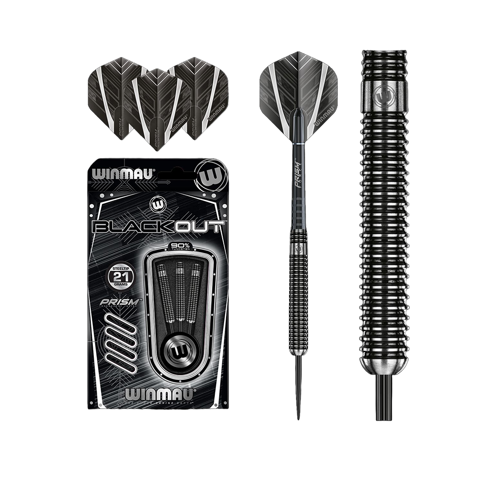 Winmau Blackout 90% Tungsten Alloy Darts