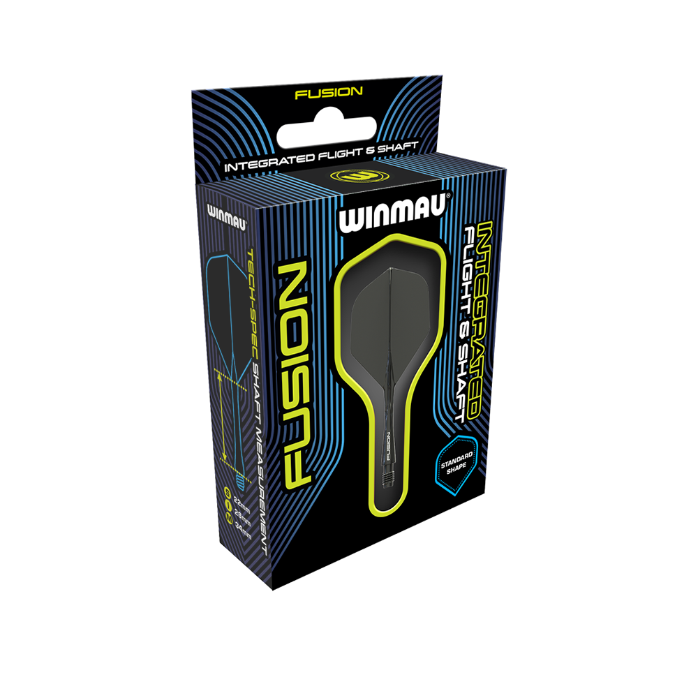 Winmau Fusion Integrated Black Flight & Shaft