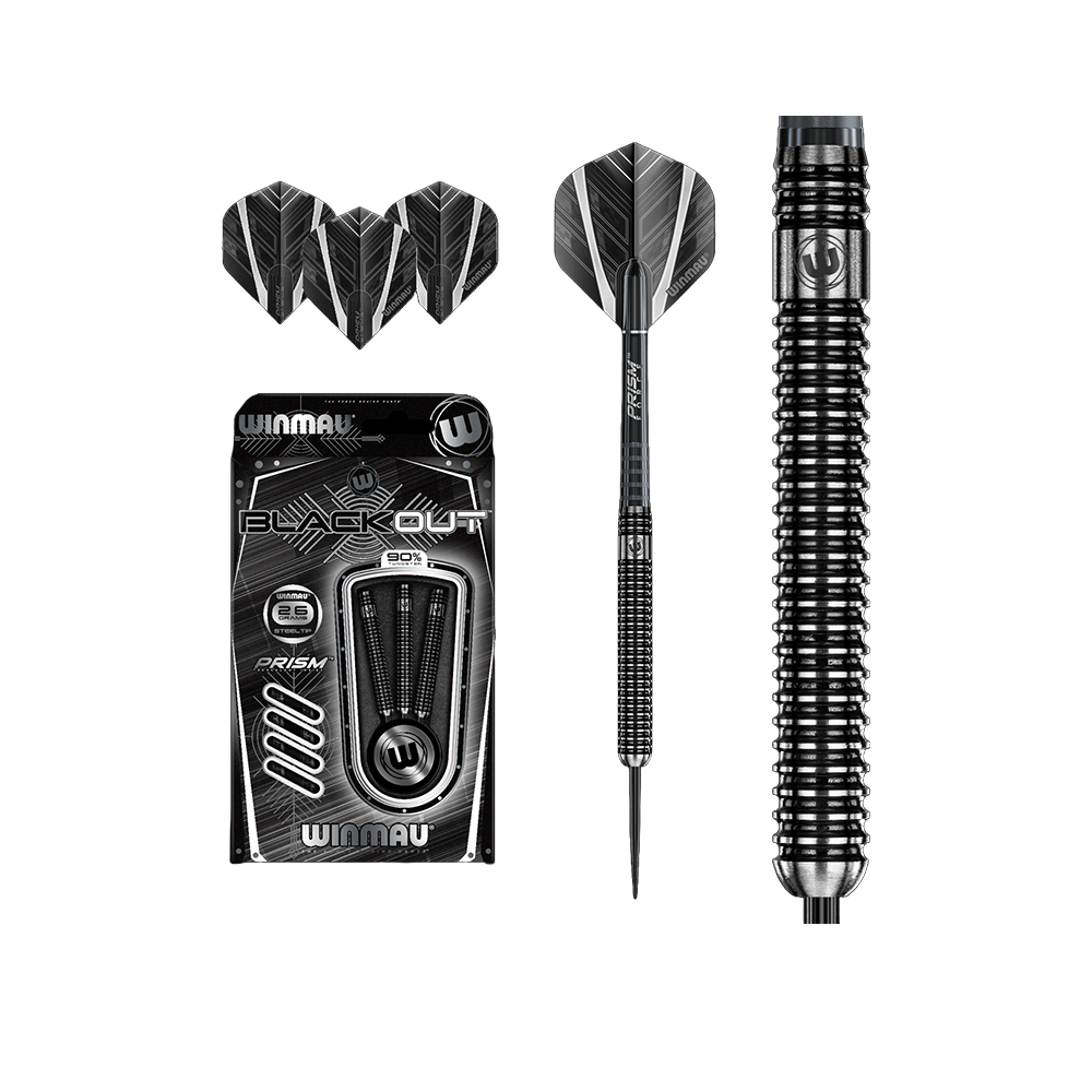 Winmau Blackout 90% Tungsten Alloy Darts