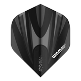 Winmau Prism Alpha Black and Grey Darts Flights