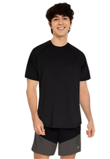 Equipe Men's Classic Black Round Neck Tee